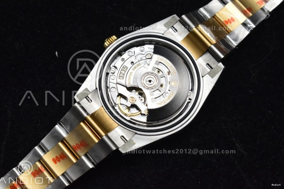 Edition Clean YG Steel 41 Dial on 904L Black 1:1 Bracelet Oyster SS DateJust Stick VR3235 126333 Best 0402